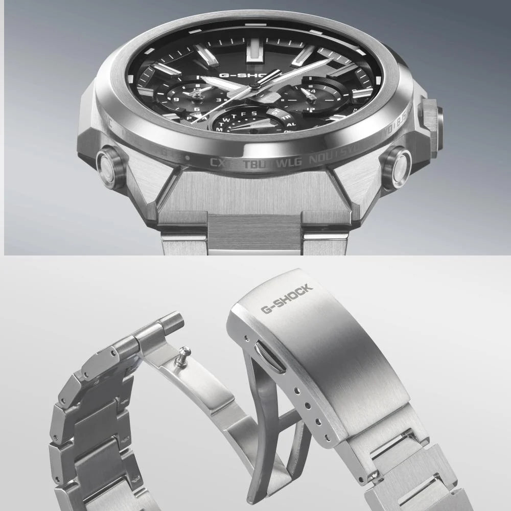 Casio G-SHOCK GST-W1000D-1AER G-STEEL Tough Solar nero acciaio-2b Gioielli