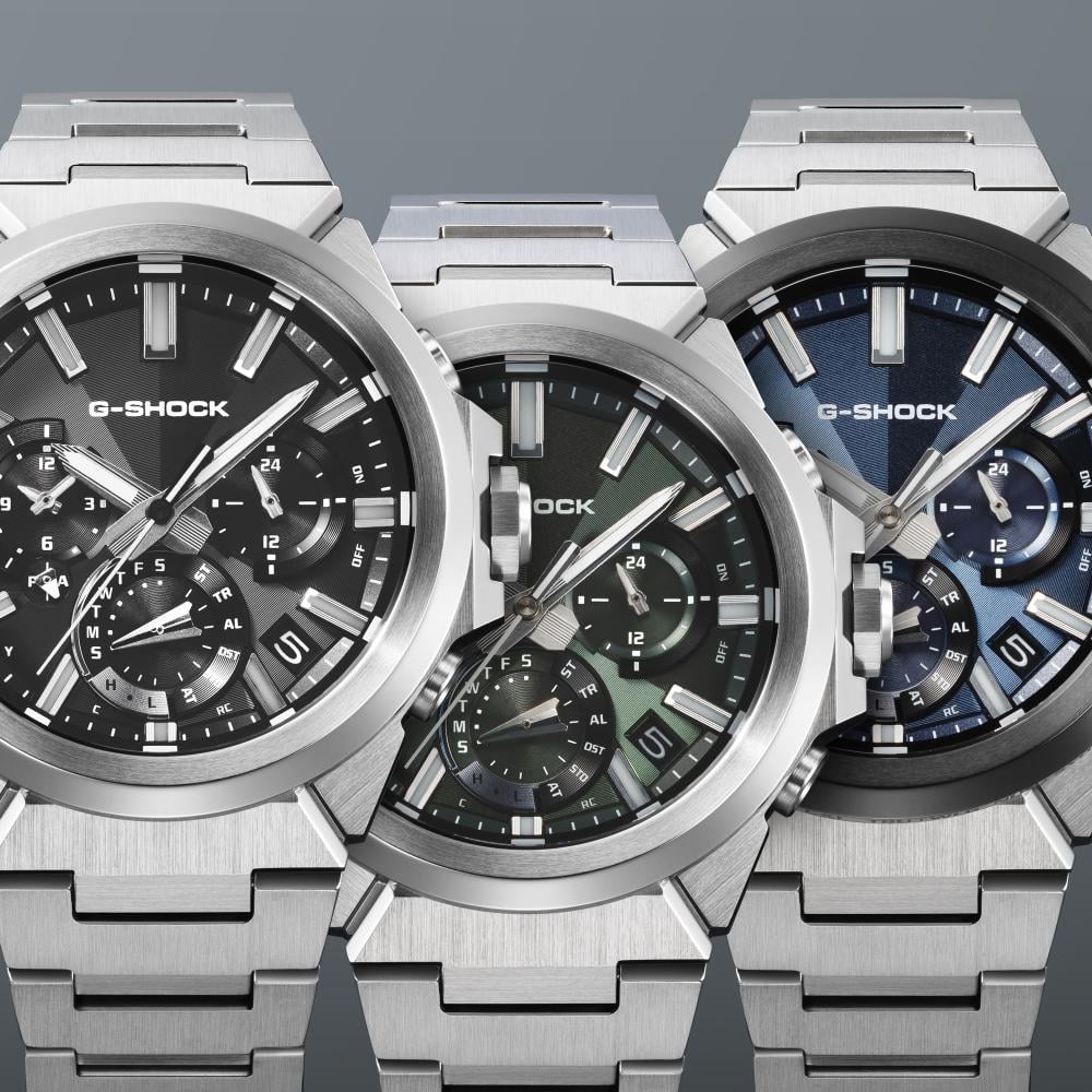 Casio G-SHOCK GST-W1000D-1AER G-STEEL Tough Solar nero acciaio-2b Gioielli