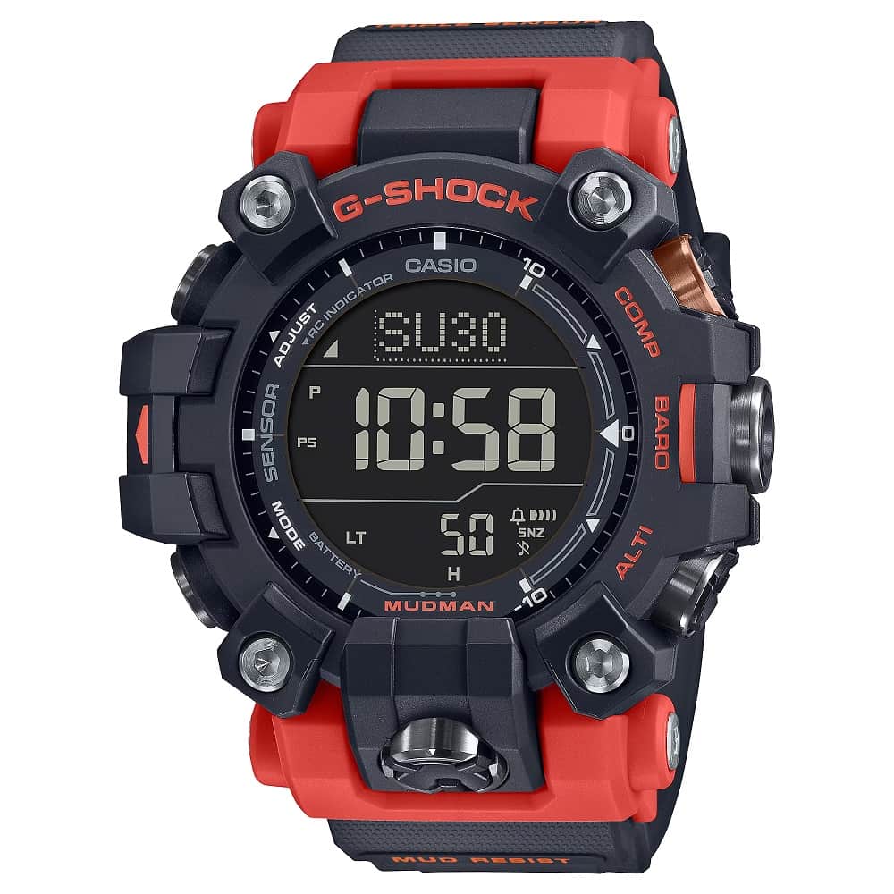 Orologio Casio G-Shock GW-9500-1A4ER Mudman radiocontrollato solare uomo 53 mm-2b Gioielli