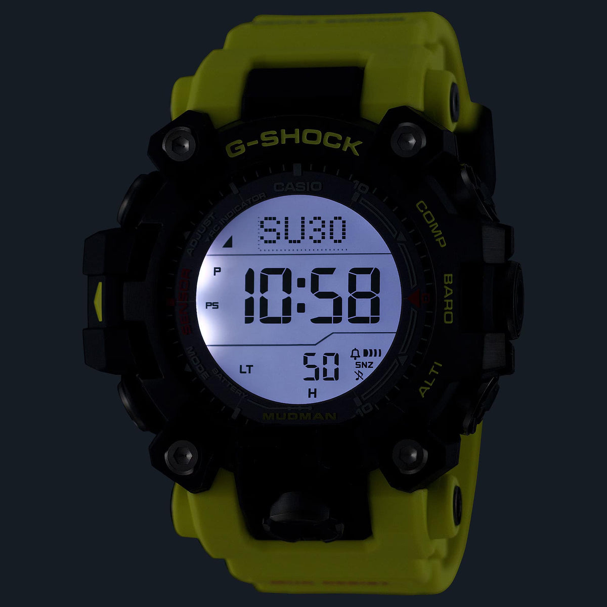 Orologio Casio G-Shock GW-9500MRY-1A9ER Mudman Rescue Yellow Limited Edition uomo 53 mm-2b Gioielli