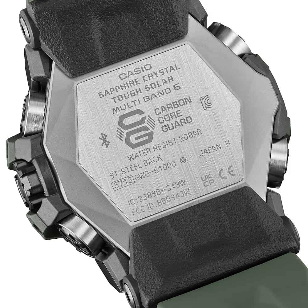 Orologio Casio G-Shock GWG-B1000-3AER Mudmaster solare radiocontrollato uomo-2b Gioielli