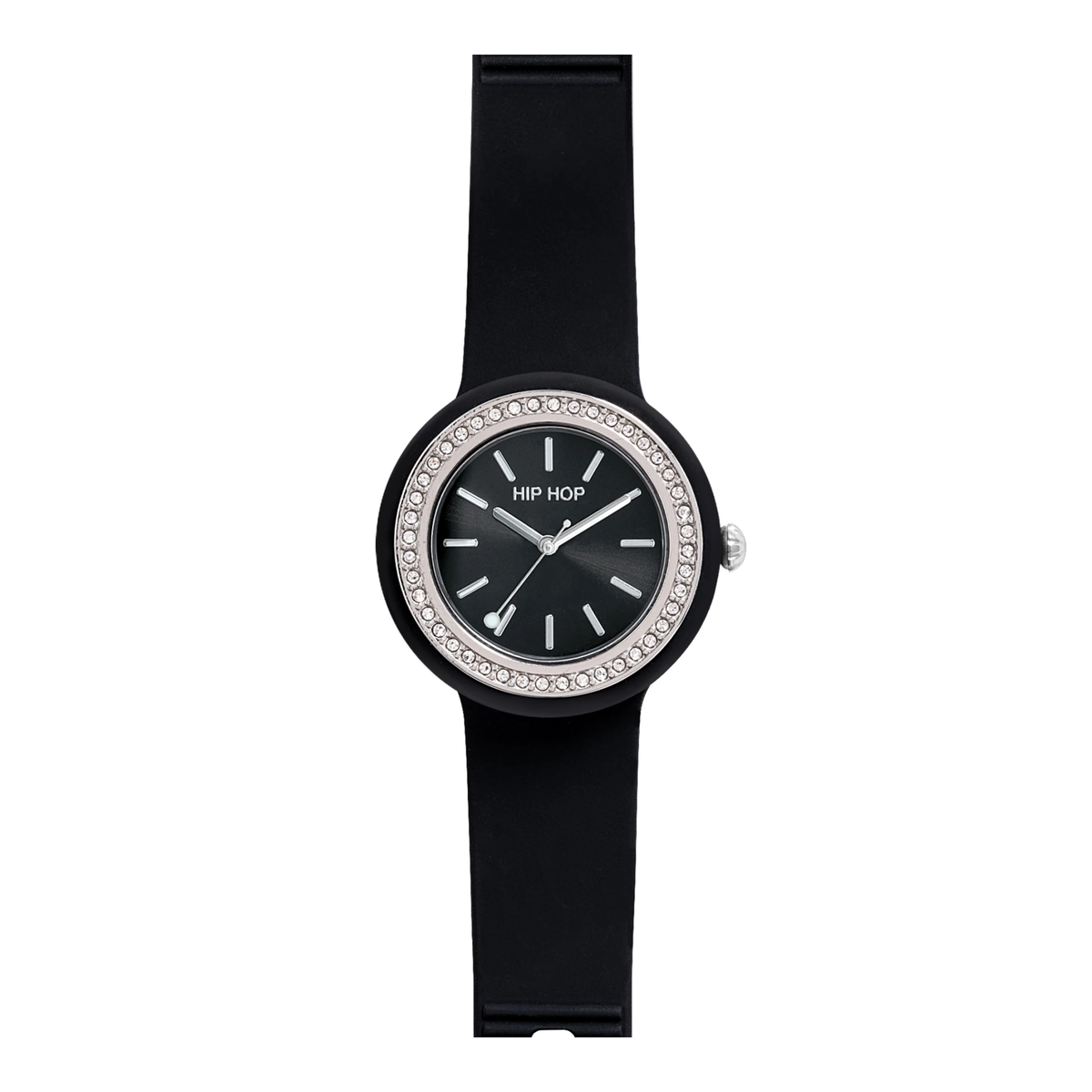 Hip Hop Hero.Dot Bezel HWU1305 Crystal Black