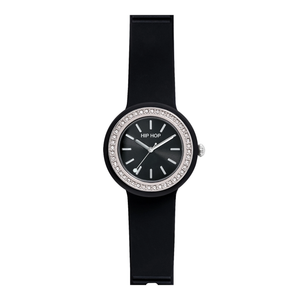 Hip Hop Hero.Dot Bezel HWU1305 Crystal Black