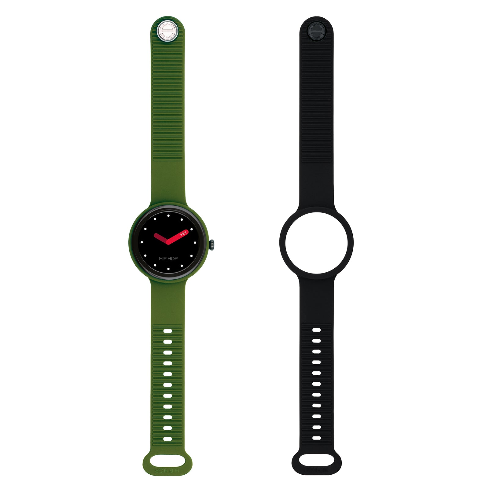 Smartwatch Hip Hop Hero.Next HWU1315 41 mm verde/nero-2b Gioielli