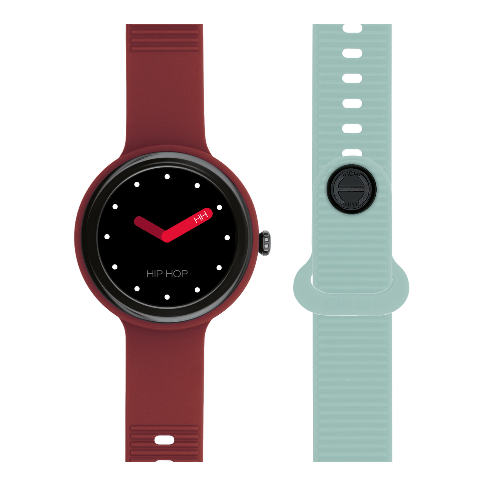 Smartwatch Hip Hop Hero.Next HWU1316 41 mm bordeaux/azzurro-2b Gioielli