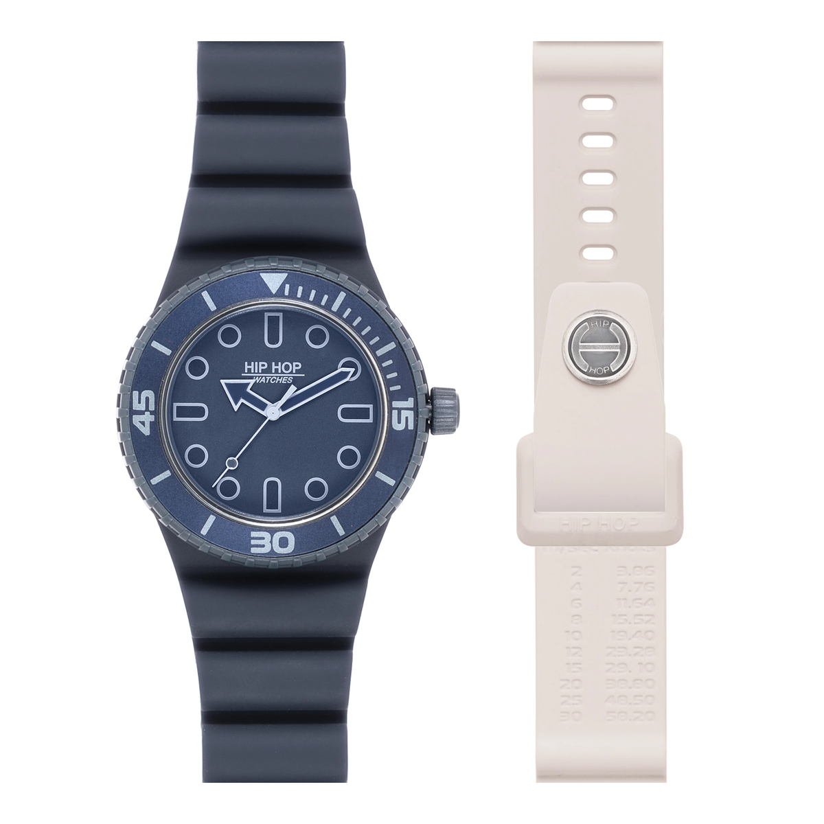 Orologio Hip Hop Master HWU1333 uomo 41 mm blu/ghiaccio-2b Gioielli