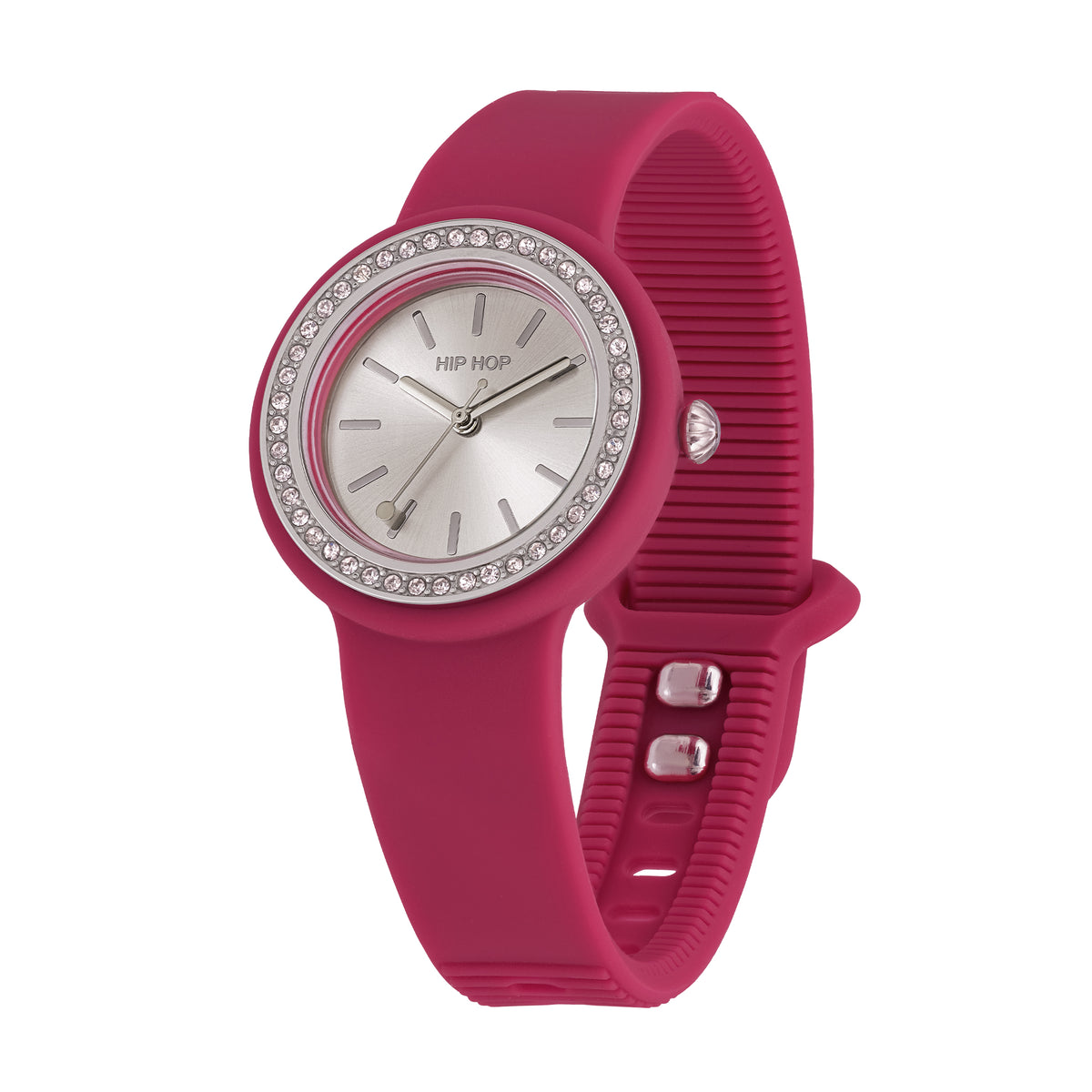 Orologio Hip Hop Hero.Dot Bezel HWU1342 donna 34 mm lampone