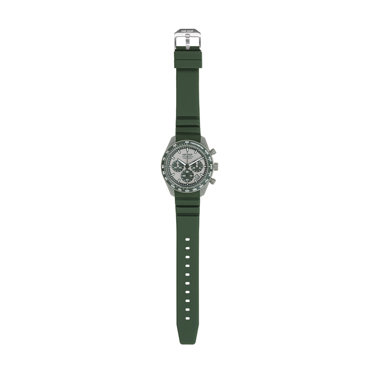 Orologio Hip Hop XT10 HWU1347 cronografo uomo 42 mm verde oliva