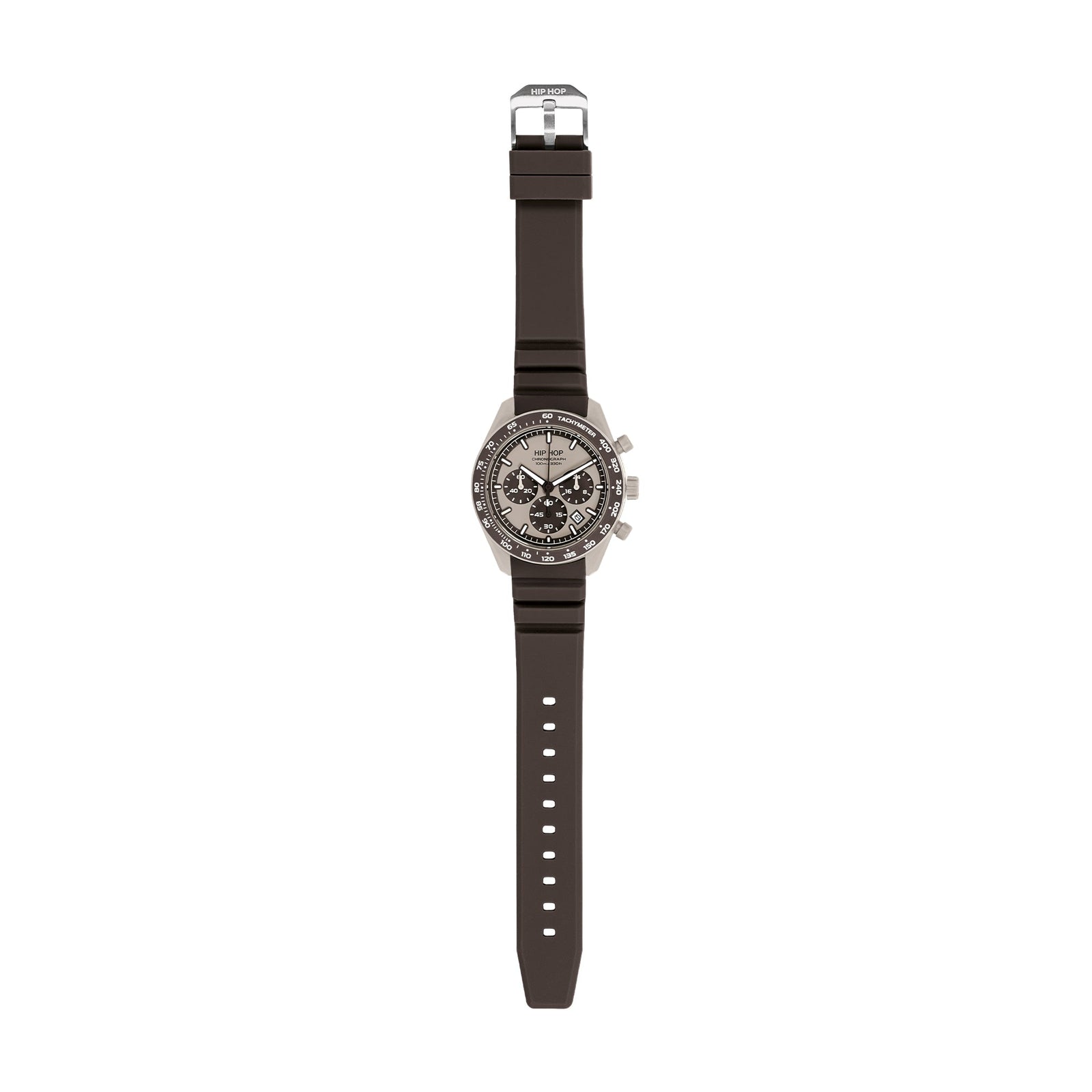 Orologio Hip Hop XT10 HWU1348 cronografo uomo 42 mm marrone-2b Gioielli