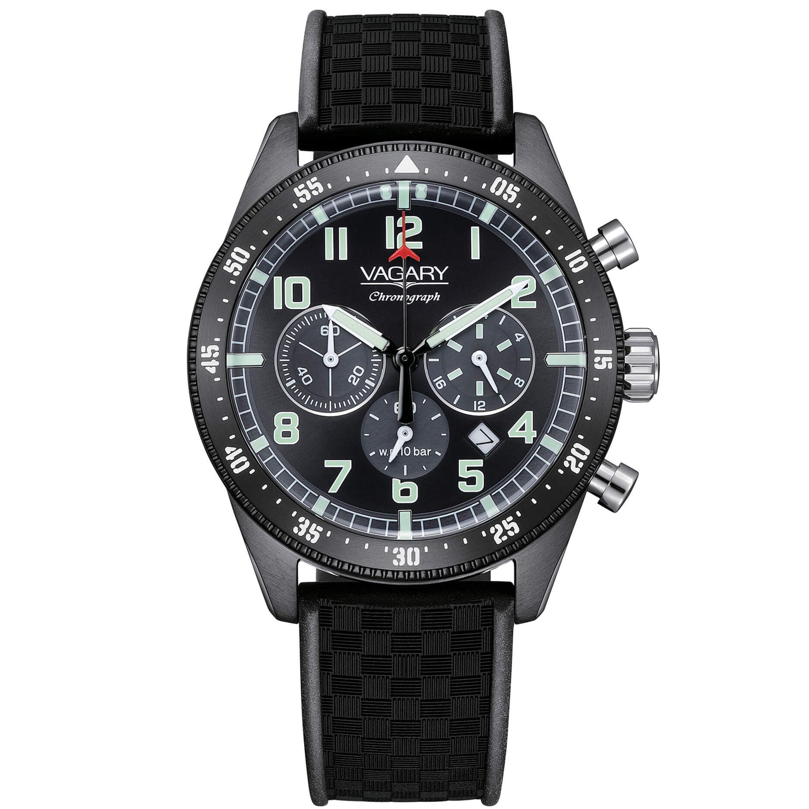 Orologio Vagary by Citizen FlyBoy Crono IV2-141-50 uomo 40 mm-2b Gioielli
