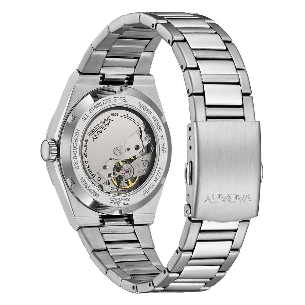 Orologio Vagary by Citizen Gear Matic IX3-611-11 automatico uomo 38 mm-2b Gioielli