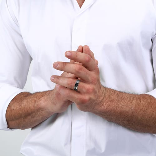 Anello Maserati uomo JM422AVD11 misura 21-2b Gioielli