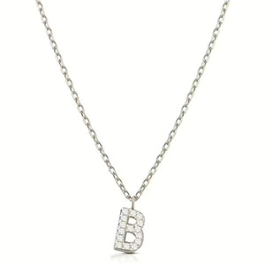 Collana Kulto925 K925-202 Lettera B argento donna-2b Gioielli