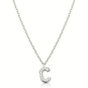 Collana Kulto925 K925-203 Lettera C argento donna-2b Gioielli