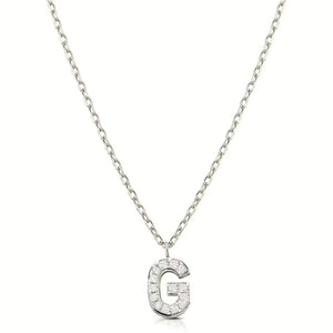 Collana Kulto925 K925-207 Lettera G argento donna-2b Gioielli