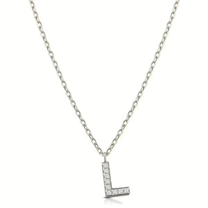 Collana Kulto925 K925-209 Lettera L argento donna-2b Gioielli