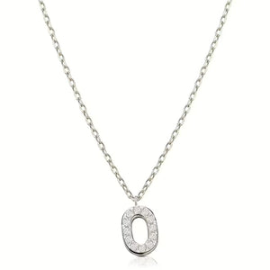 Collana Kulto925 K925-212 Lettera O argento donna-2b Gioielli