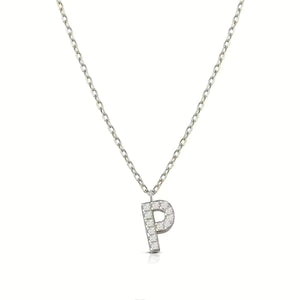 Collana Kulto925 K925-213 Lettera P argento donna-2b Gioielli