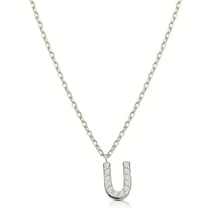 Collana Kulto925 K925-217 Lettera U argento donna-2b Gioielli