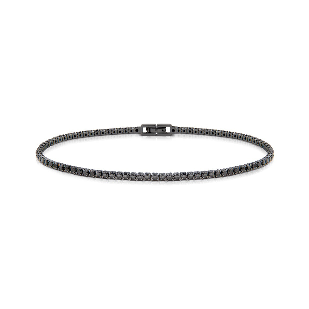 Bracciale Kulto925 KT925-025 tennis 2 mm argento uomo-2b Gioielli