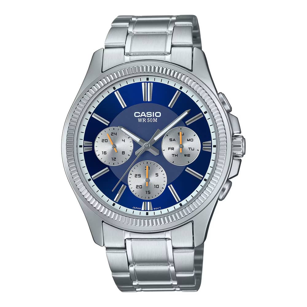 Orologio Casio Collection MTP 1375PD 2A1VEF multifunzione uomo 44 mm 2b Gioielli