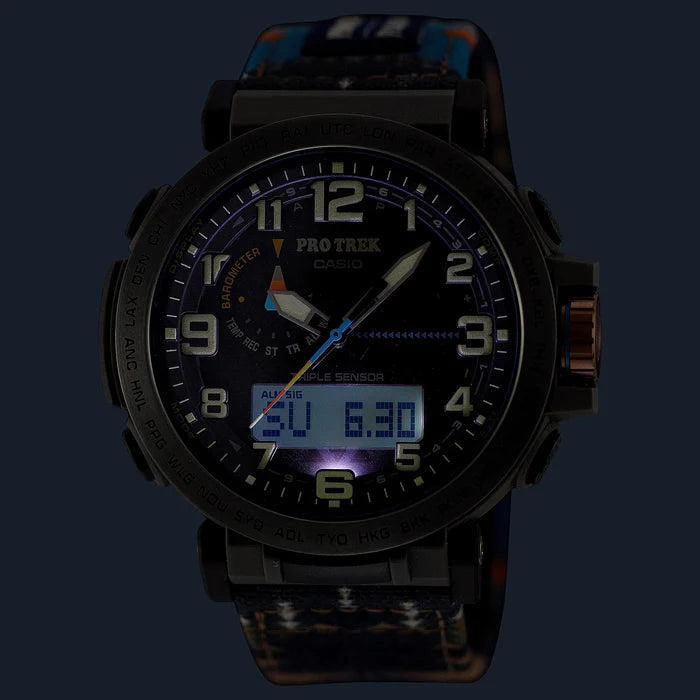 Orologio Casio Pro Trek Pendleton PRG-601PE-5ER uomo-2b Gioielli