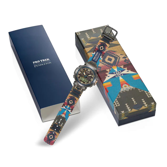 Orologio Casio Pro Trek Pendleton PRG-601PE-5ER uomo-2b Gioielli