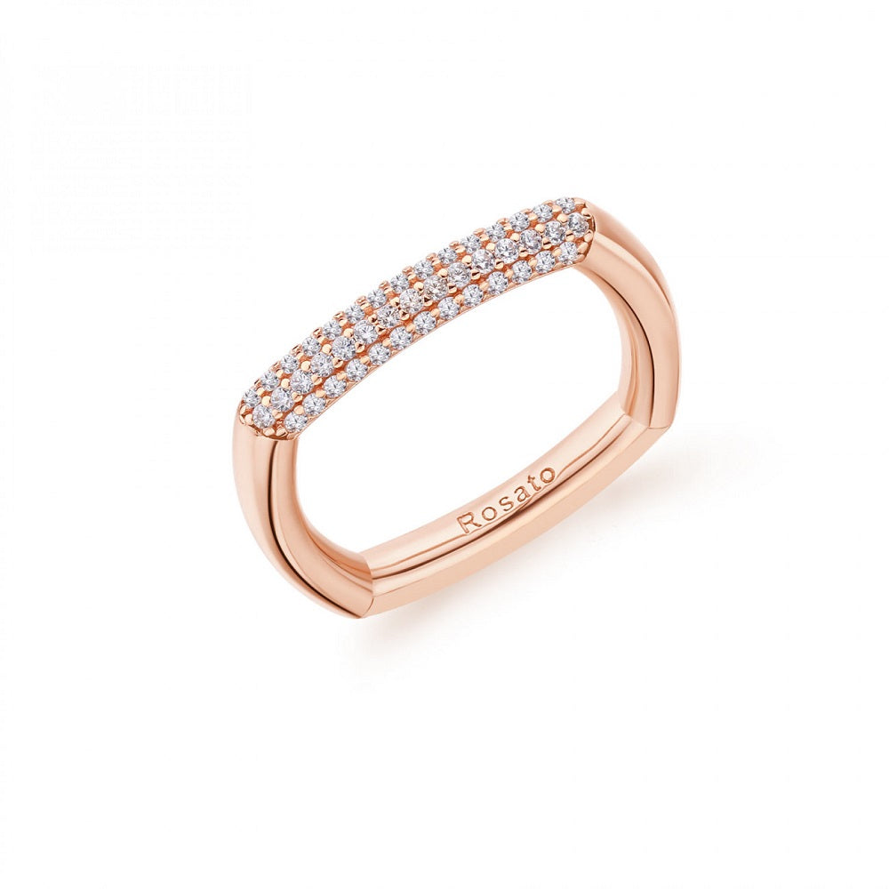 Anello Rosato Bianca argento donna RZBI32C misura 17-18-2b Gioielli