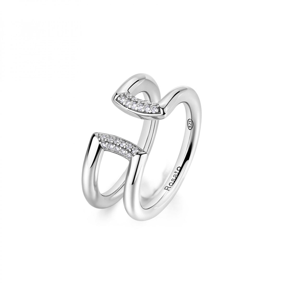 Anello Rosato Bianca argento donna RZBI41C misura 16-2b Gioielli