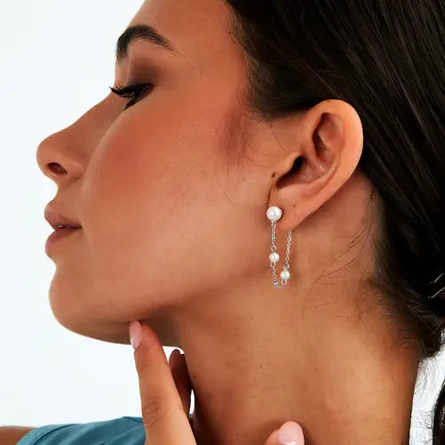 Orecchini Morellato Perle SAWM08 argento donna-2b Gioielli