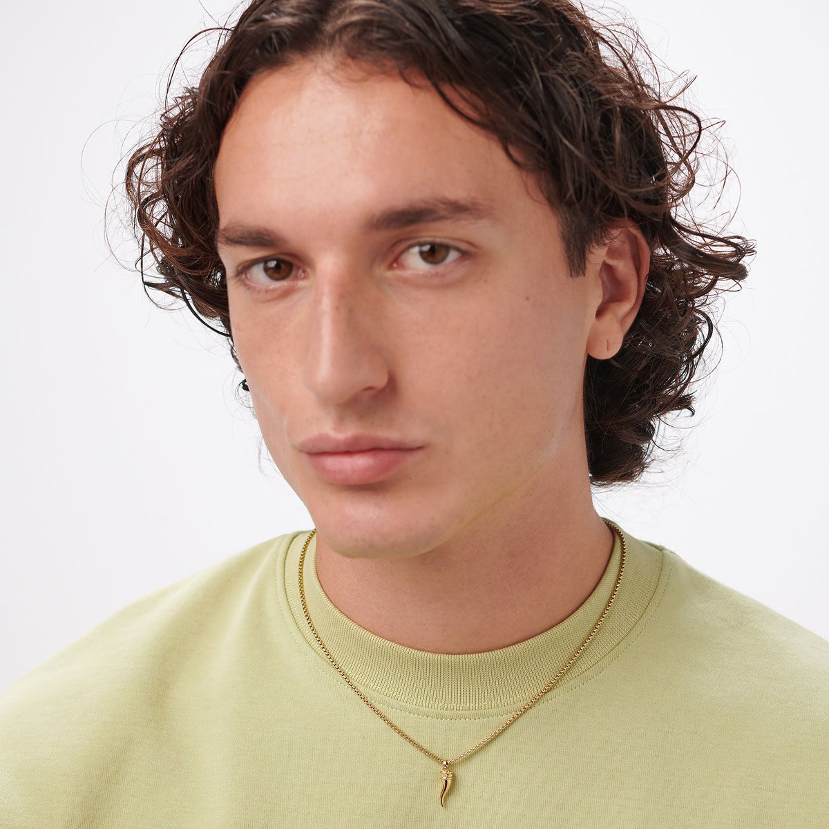 Collana uomo S'Agapõ ROGUE SRG39 – Cornetto oro PVD-2b Gioielli