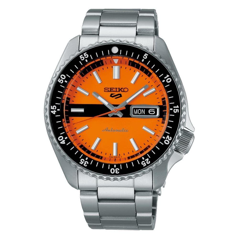 Orologio Seiko 5 Sports SRPK11K1 New Double Hurricane automatico uomo 43 mm-2b Gioielli