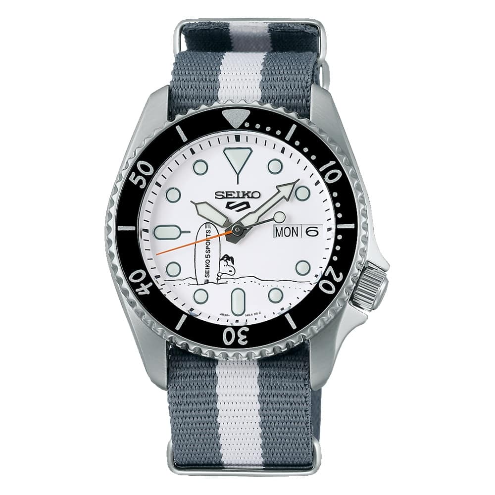 Orologio Seiko 5 Sports SRPK25K1 SNOOPY automatico Limited Edition uomo-2b Gioielli