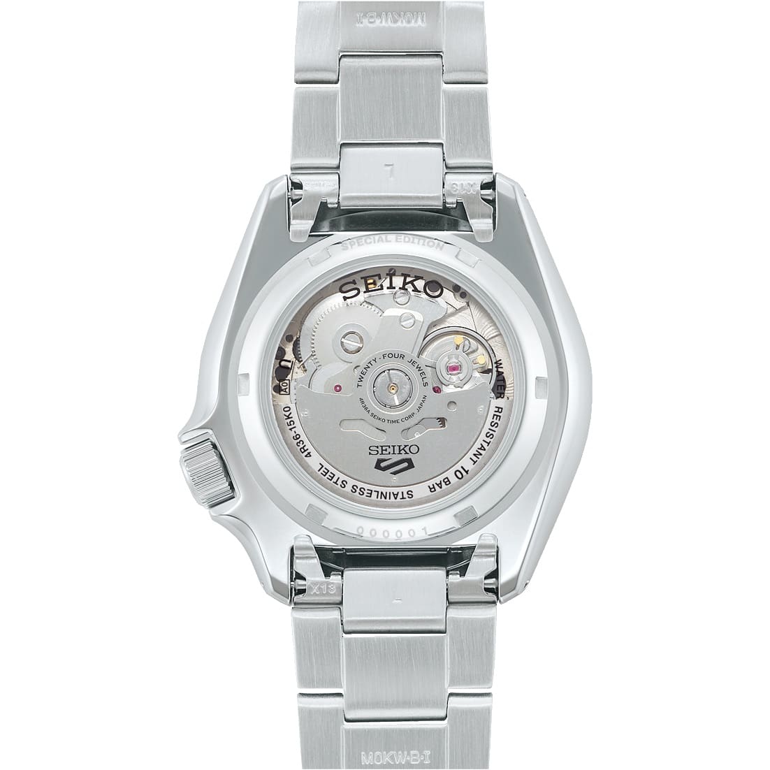 Orologio Seiko 5 Sport SRPK67K1 Black & White Checker Flag automatico uomo 42 mm-2b Gioielli