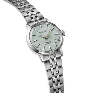Orologio Seiko Presage Cocktail Frozen Mojito SRPL63J1 automatico donna diamanti 34 mm-2b Gioielli