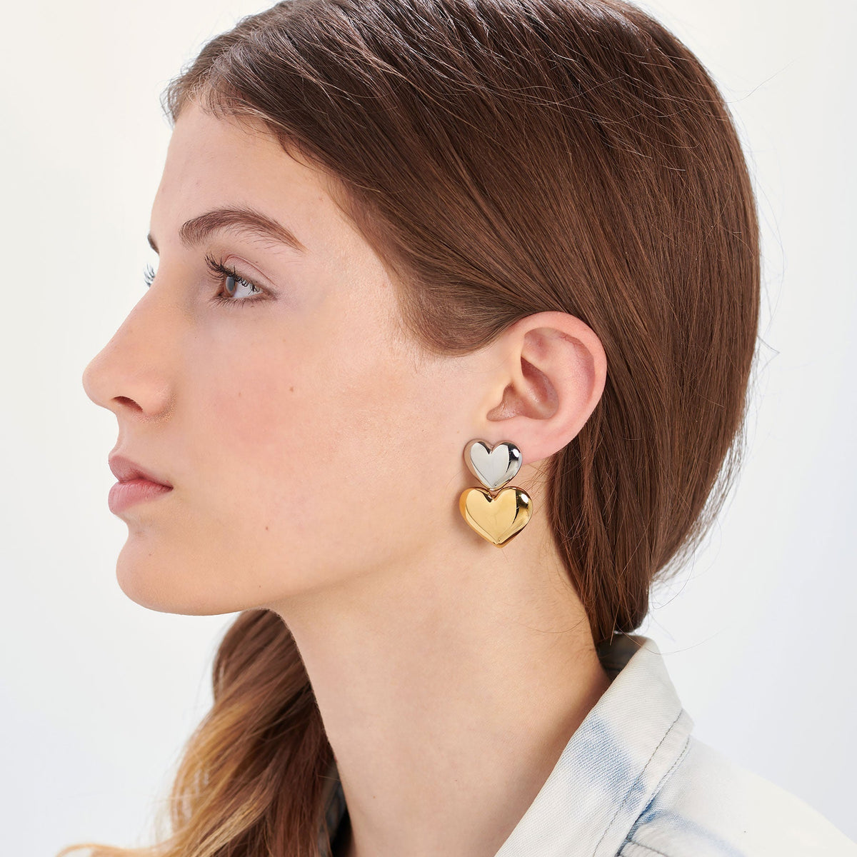Orecchini S'Agapõ STELLAR SSE63 – Cuori oro PVD-2b Gioielli