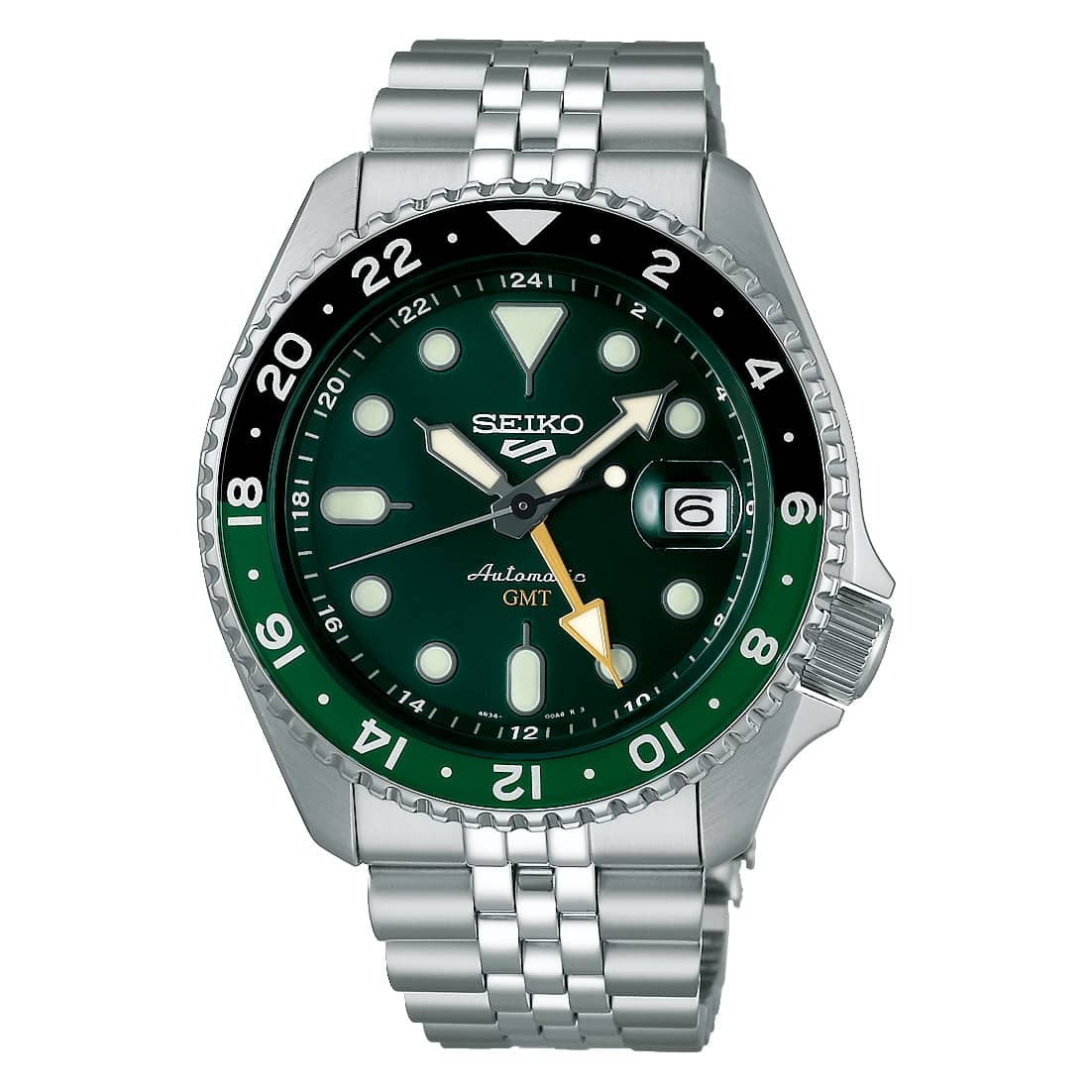 Orologio Seiko 5 SSK035K1 Bi-Colour Green automatico uomo 42 mm-2b Gioielli