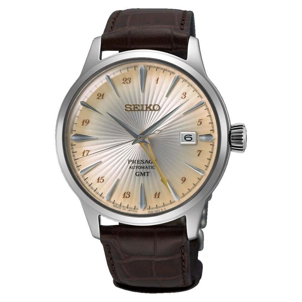 Orologio Seiko Presage Cocktail Acacia SSK041J1 automatico GMT uomo 41 mm-2b Gioielli