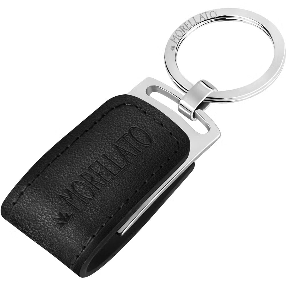 Portachiavi Morellato SU4918 piastrina carbonio uomo-2b Gioielli