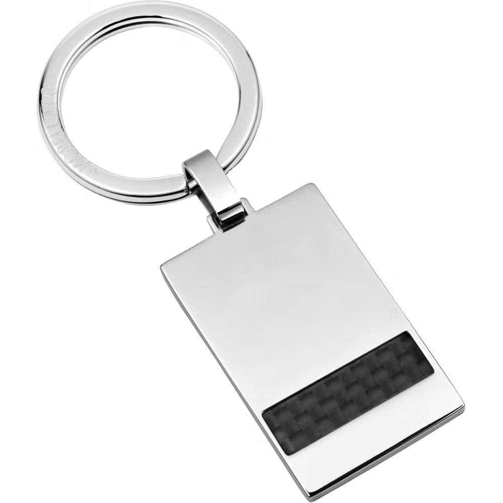 Portachiavi Morellato SU8616 piastrina carbonio uomo-2b Gioielli