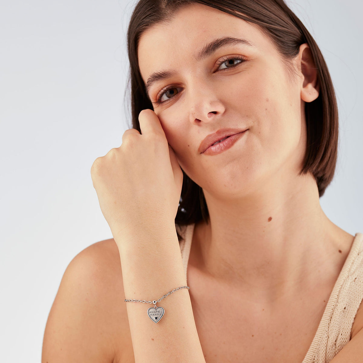 Bracciale S'Agapõ DUH DUH SUH16 – Amore di mamma, acciaio-2b Gioielli