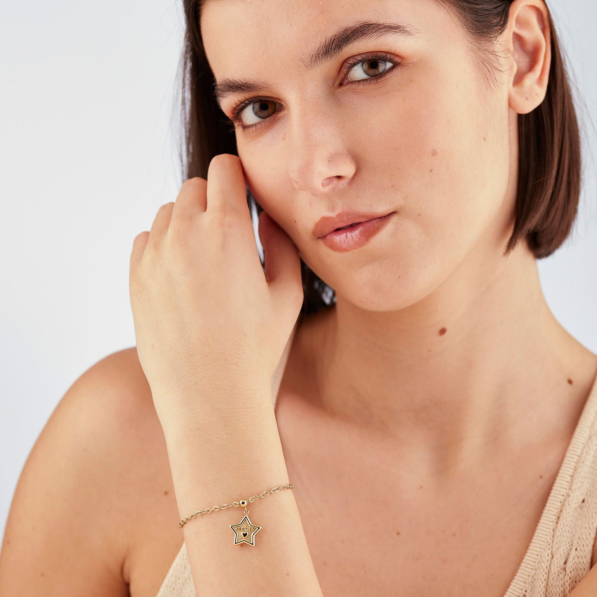 Bracciale S'Agapõ DUH DUH SUH20 – Stella Besties oro PVD-2b Gioielli