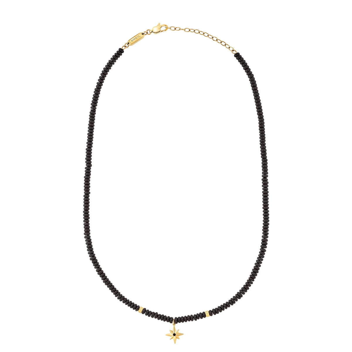 Collana Breil Infinite Star TJ4173 uomo – Stella e agata nera-2b Gioielli