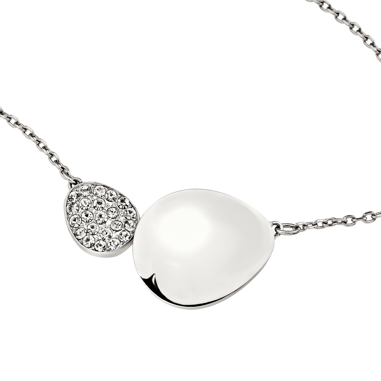 Breil B Whisper Glow TJ4202, dettaglio ravvicinato dell'elemento centrale e dei cristalli