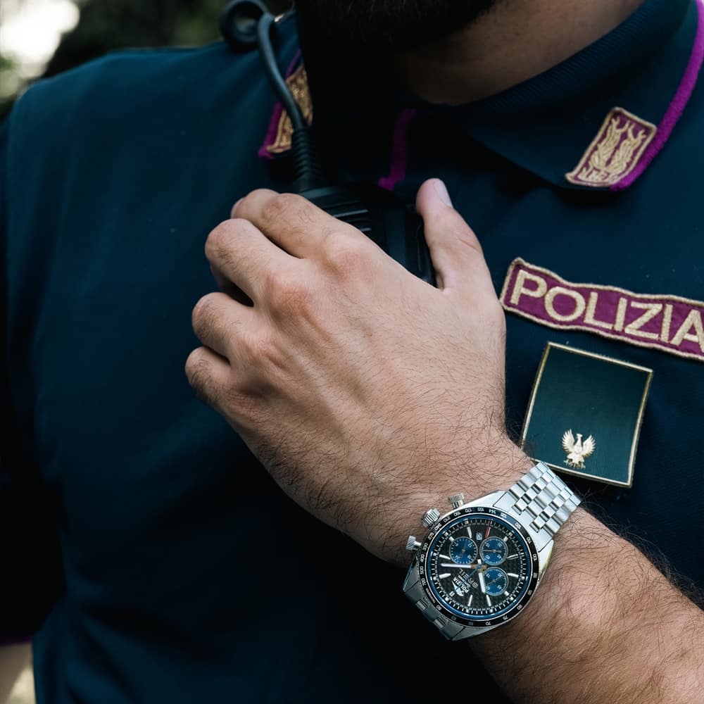 Orologio Breil Polizia di Stato TW2036 cronografo uomo 43 mm-2b Gioielli
