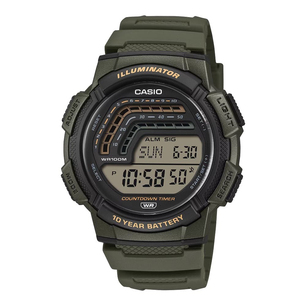 Orologio Casio Collection WS-1800-3AVEF uomo 45 mm-2b Gioielli