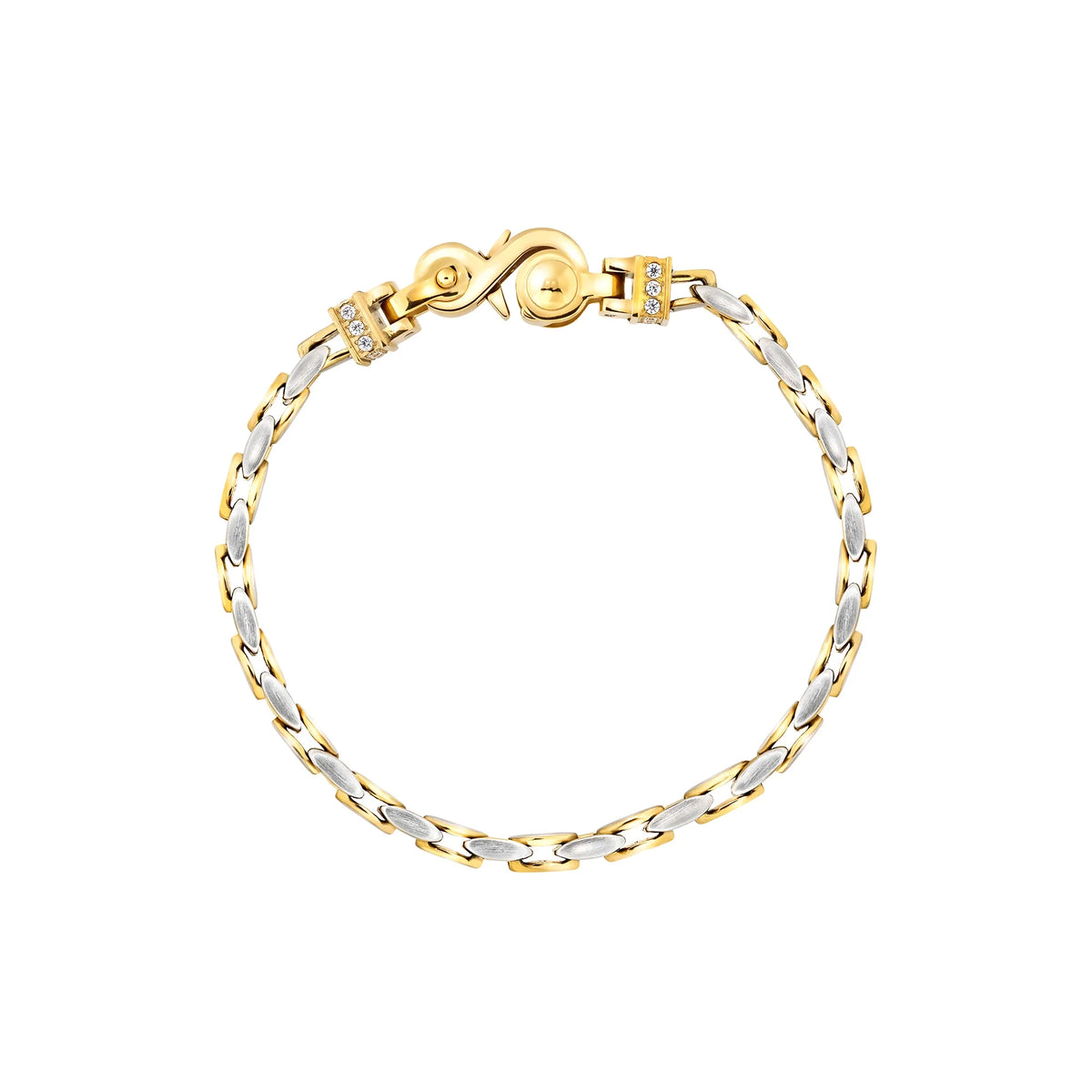 Bracciale Breil Lock Prestige TJ4244 uomo bicolore-2b Gioielli
