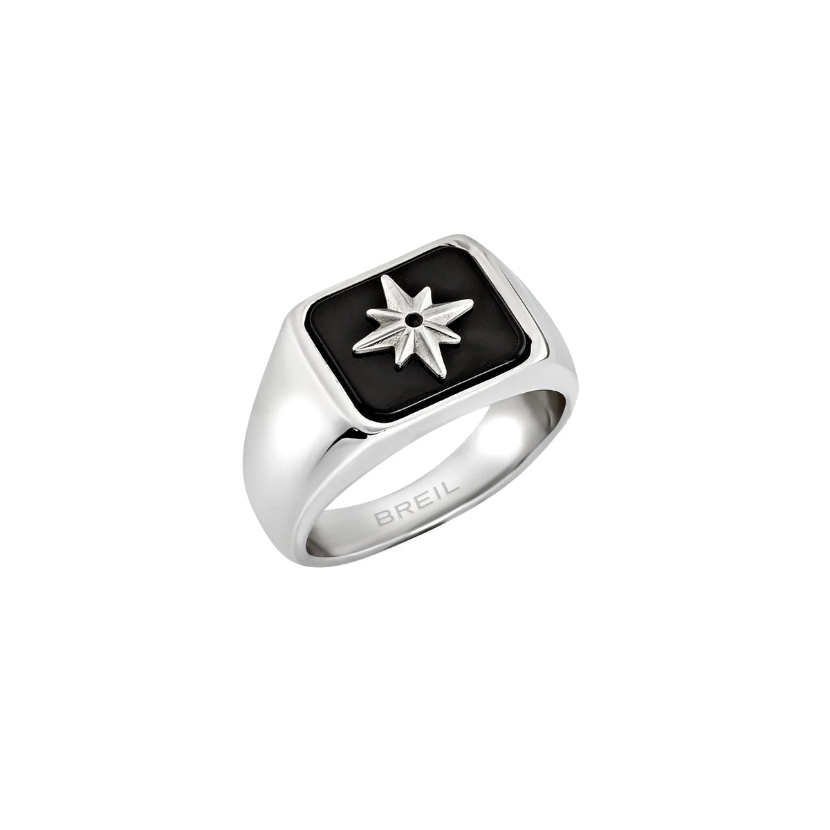 Anello Breil Infinite Star TJ4247 uomo misura 23 agata nera-2b Gioielli