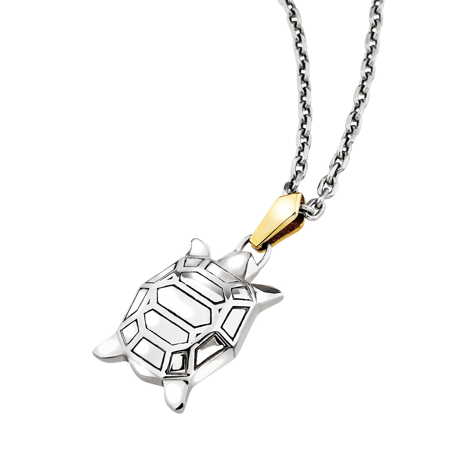 Collana Breil Good Omen TJ4160 uomo con pendente tartaruga-2b Gioielli