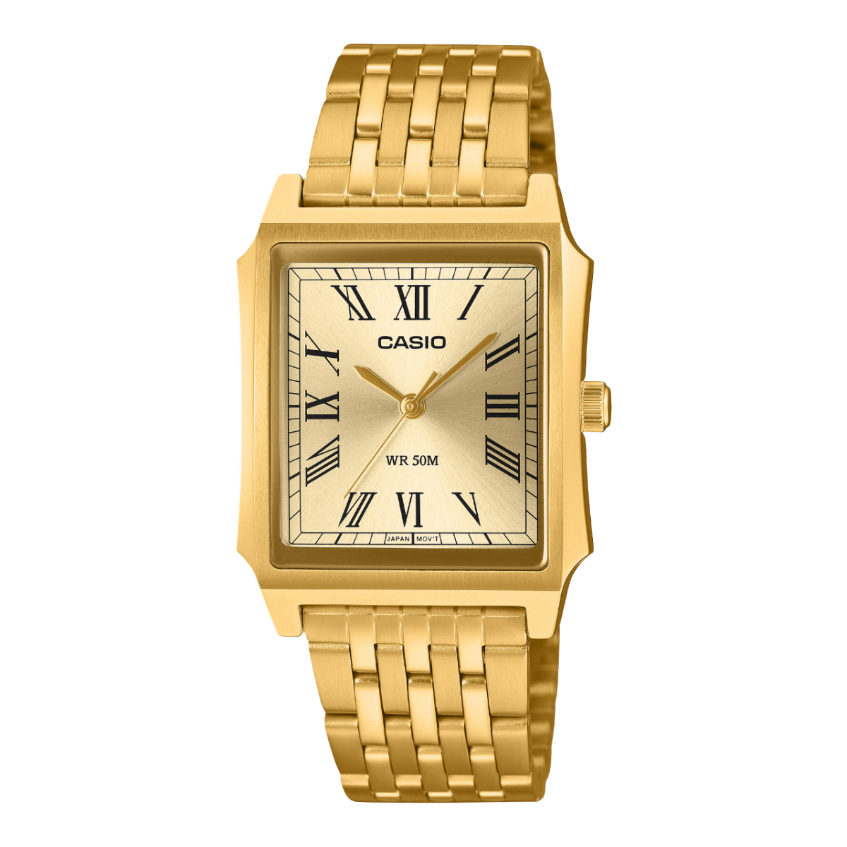 Casio MTP-B190G-9BVEF dorato | Orologio rettangolare classico-2b Gioielli
